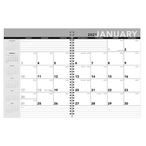 Custom Standard Year Desk Planners Calendars X11457 Discountmugs