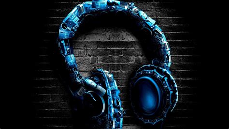 Blue And Black Headphones Music Headphones Hd Wallpaper Wallpaper Flare
