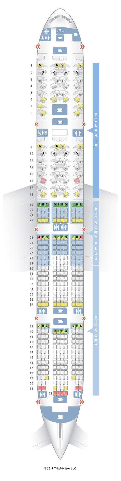 Boeing 777 Emirates Seating Plan Economy Class Emirates Boeing 777