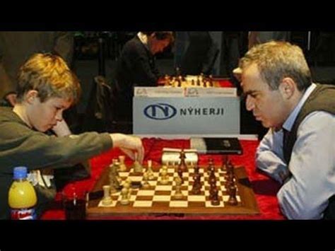 Wish you could have made garry kasparov sweat at 13 years old like magnus carlsen? Magnus Carlsen vs Garry Kasparov - Chess.com