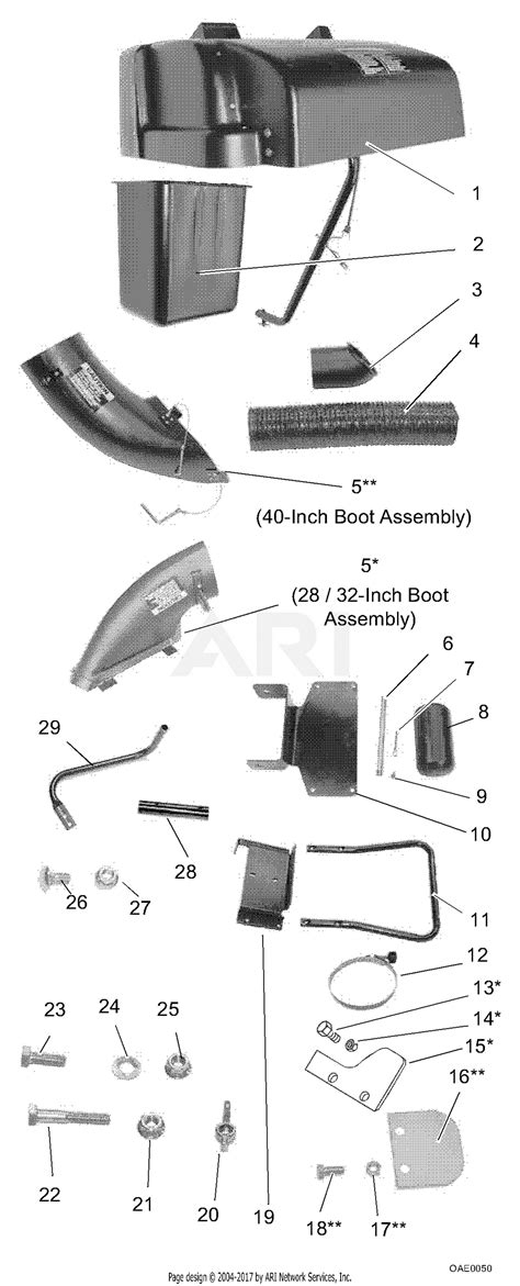 Gravely 827016 000101 RER Bagger Parts Diagram For Assembly