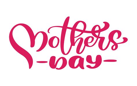 It's time to thank her with a heartfelt card. happy mothers day Hand drawn lettering quotes. Vector t ...