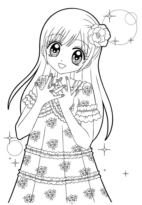 Top 21 Exceptional Anime Girl Coloring Pages Cute Babyga Boy