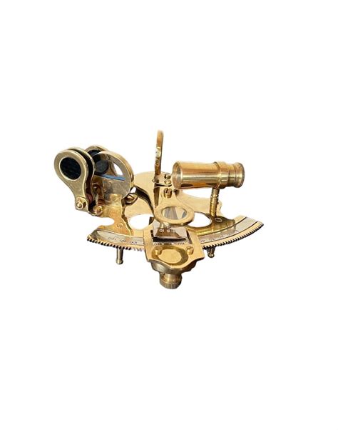 brass sextant solid antique nautical sailing maritime marine navy functional t decoration etsy