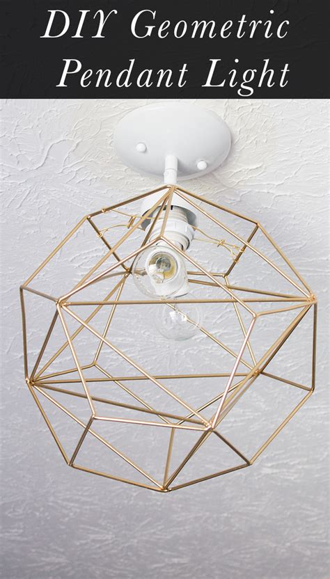 Diy Geometric Pendant Light Erin Spain