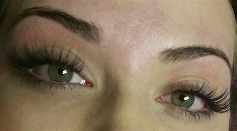 Freshly Waxed Eyebrows And Upper Lash Extensions Yelp