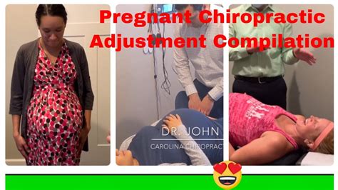 Chiropractic Adjustment Pregnancy Adjusting Compilation Websters