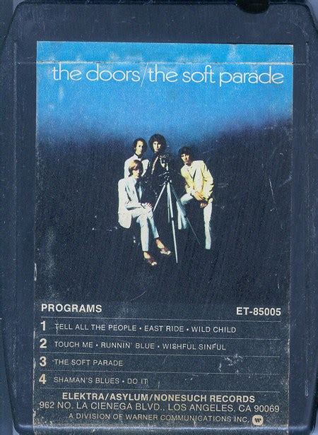 The Soft Parade By The Doors Album Elektra Et 85005 Reviews