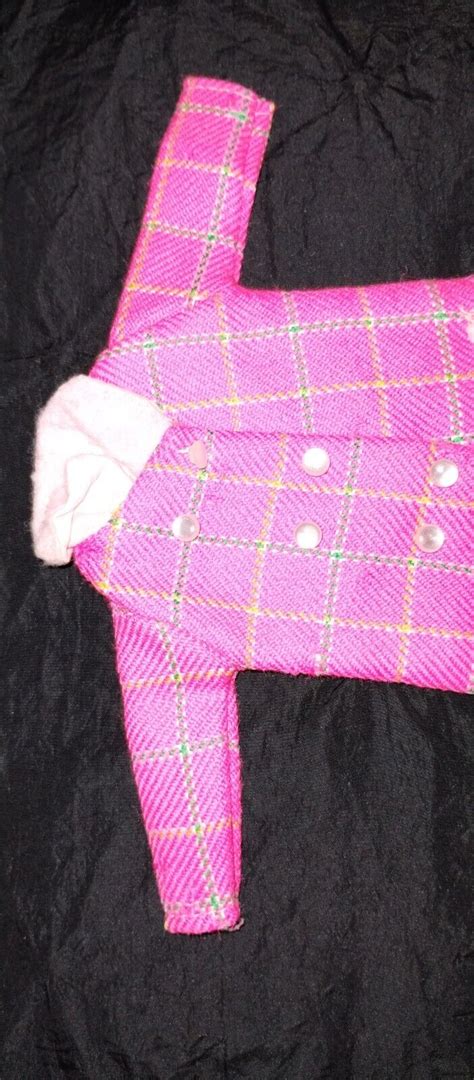 1970s Vintage Barbie Clone Jc Penney Pink Coat Jacket Mod Babs Fablu
