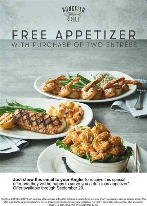 The bjs restaurant and brewhouse promo codes currently available end when bjs restaurant fast food coupons canada find the latest restaurant and fast food coupons, plan ahead when eating out. Bonefish Grill 🆓 Coupons & Shopping Deals! | Bonefish ...