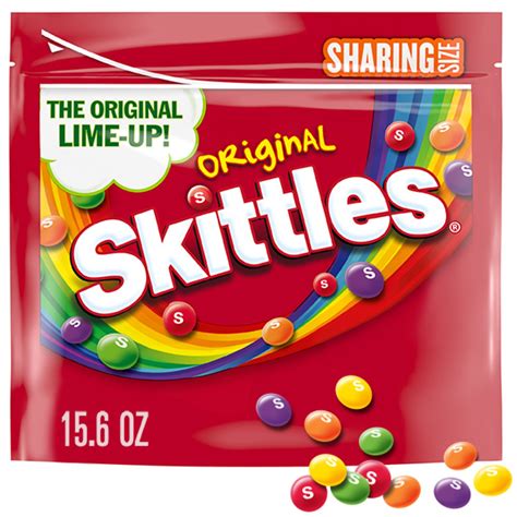 Skittles Original Fruity Chewy Candy Sharing Size Bag 156 Oz Pick