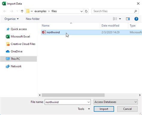 Import Access Data Into Excel In Easy Steps