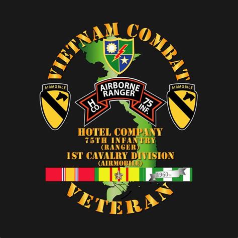 Vietnam Combat Veteran W H Co 75th Inf Ranger 1st Cav Div By