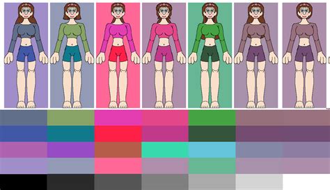 Six Girls With A Base She Wears Her Bare Midriff By Abbysek On Deviantart