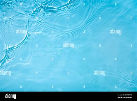Transparent Blue Clear Calm Wave Water Surface Texture Stock Photo Alamy