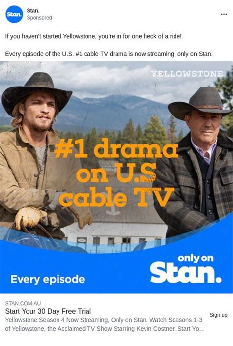 Watch Yellowstone Tv Series Season 4 Now Streaming Stan Ad Bigdatr