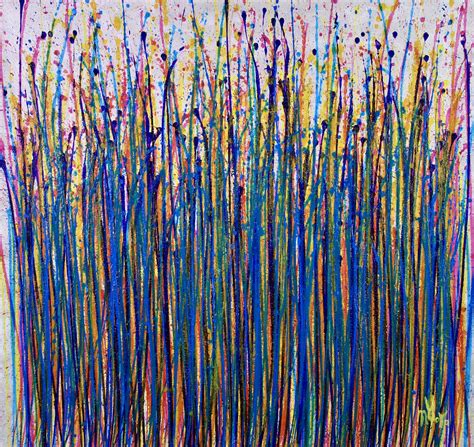 Sold Blooming Garden Flow Spectra By Nestor Toro Abstract Art