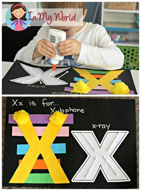 Preschool Letter X In My World Letter A Crafts Preschool Letters