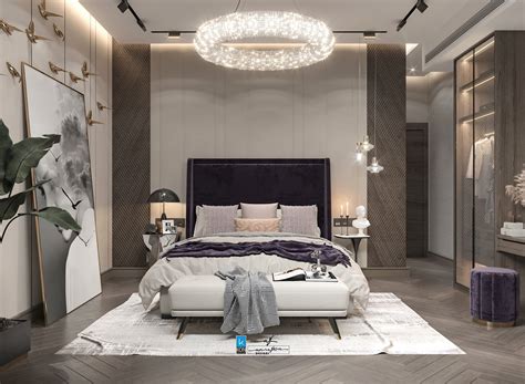 Luxurious Bedroom Interior Design On Behance