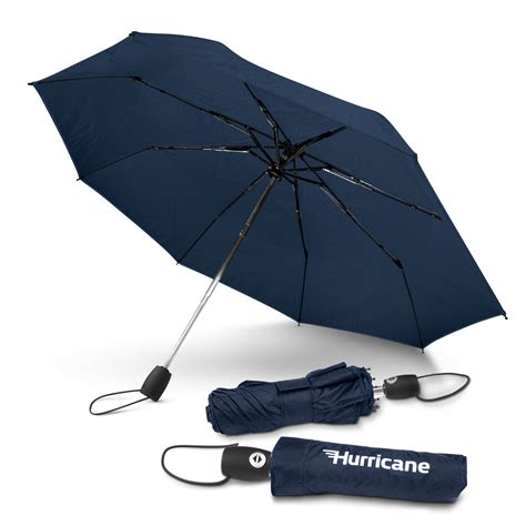 Hurricane Heavy Duty Wind Rated Compact Umbrella Double Layer Wind Vent