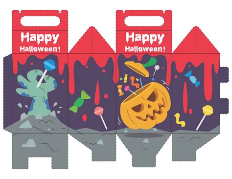 6 Best Images Of Printable Halloween Cupcake Boxes Free Printable