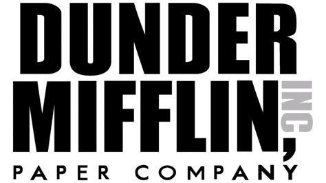 Logo Dan Simbol Dunder Mifflin Arti Sejarah PNG Merek