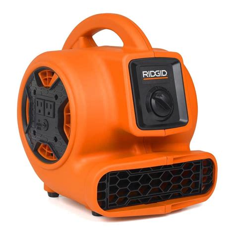 Ridgid 600 Cfm Blower Fan Air Mover With Daisy Chain Am2265 The Home