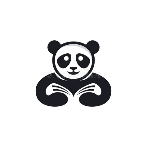 Panda Logo Template Vector Icon Stock Vector Illustration Of Panda