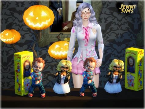 Chucky Collection Box Chucky Tiffany At Jenni Sims Sims 4 Updates