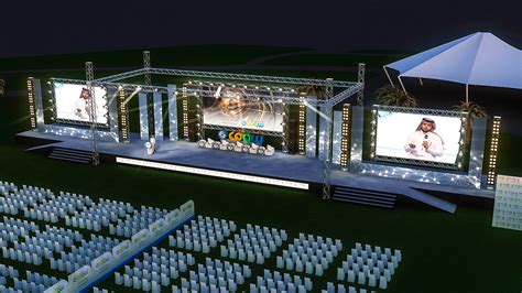 Shoof Outdoor Stage Design on Behance
