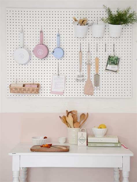 5 Smart Fresh Ways To Use Pegboards In The Kitchen Kitchn Cocina