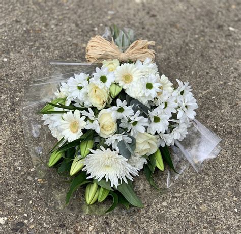 Sympathy Bouquet Whites Amelias Florist