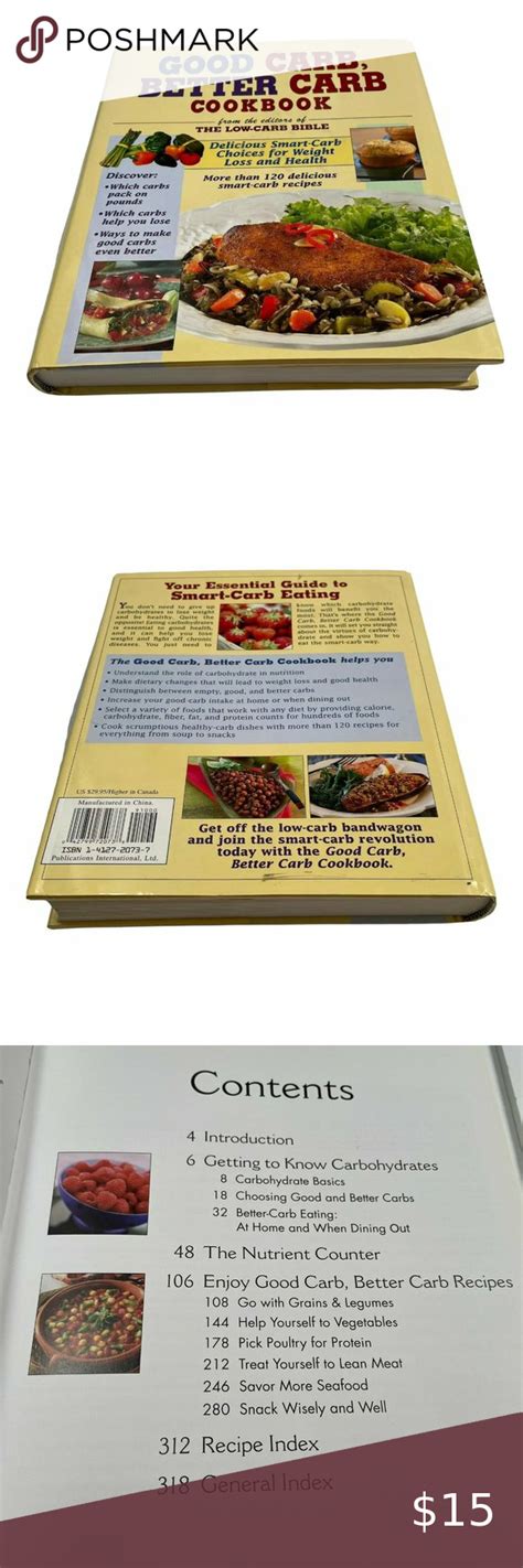Good Carb Better Carb 2004 Hardcover Book By Editors Of The Low Carb
