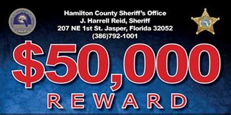 50000 Reward Offered For Information About Florida Murder