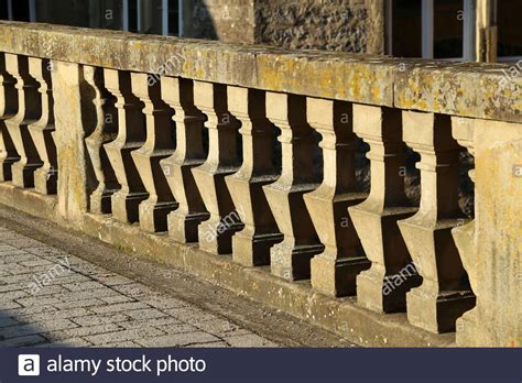 Detail Of Concrete Balustrade In The Temple Stock Photo Alamy