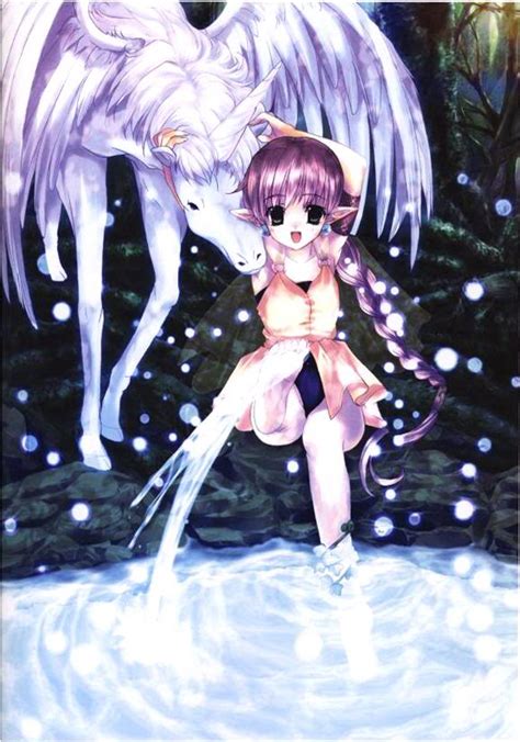 Young Elf Girl With Unicorn Anime Elfs Photo 25143535 Fanpop