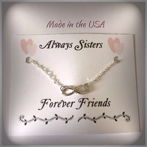 Sister Bracelet Always Sisters Forever Friends By Qberrycreations