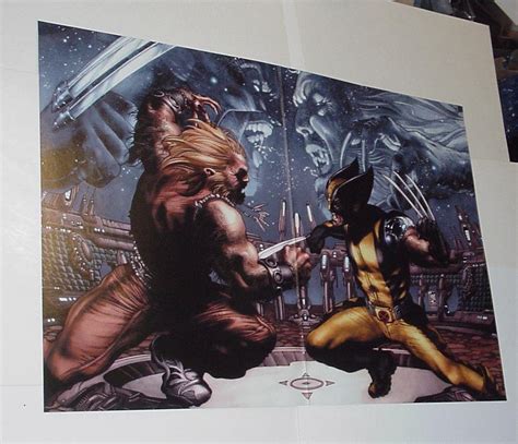 Wolverine Vs Sabretooth Poster 9 Simone Bianchi