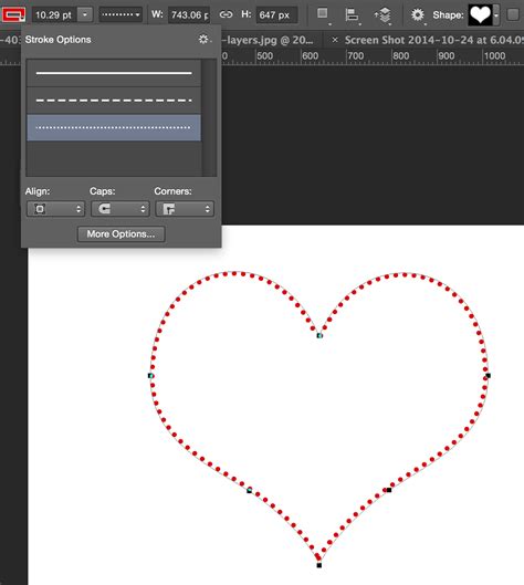 How To Draw A Dotted Line In Photoshop Matchhandle
