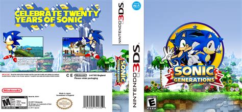 Sonic Generations Nintendo 3ds Box Art Cover By Takahashi2212
