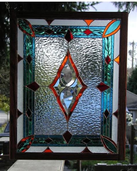 Southwestern With Bevel Delphi Artist Gallery Stained Glass Mosaic Stained Glass Art