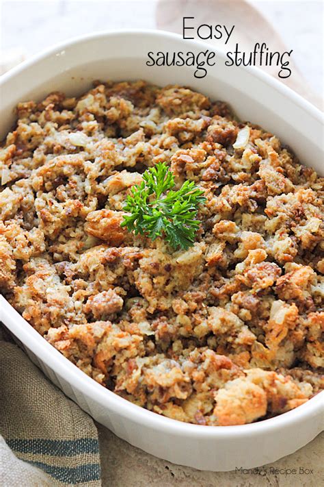 Easy Sausage Stuffing Mandy S Recipe Box