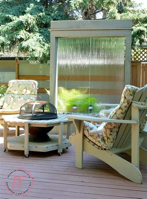 An Amazing Diy Outdoor Water Feature For Under For A Backyard Deck