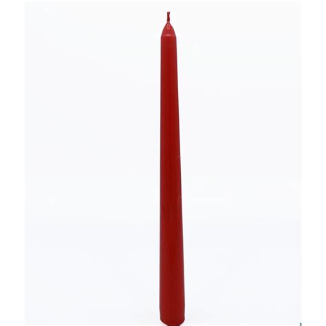 Elyon Tableware Colored Unscented Wax Taper Candles 8 Hour Burn Time