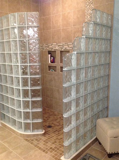 Glass Block Shower Wall And Walk In Designs Nationwide Supply And Columbus And Cleveland Ohio
