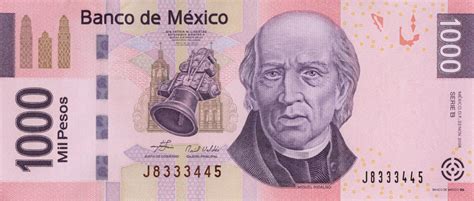1000 Mexican Pesos Banknote Series F Exchange Yours For Cash Today