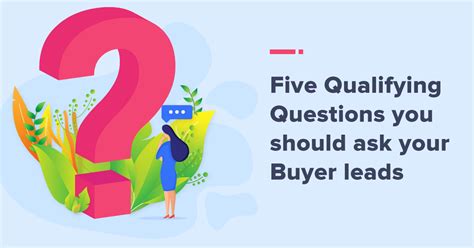 How to use qualifying in a sentence. Five Qualifying Questions you should ask your Buyer leads | Hire Aiva