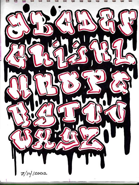 Easily Done Suggestions Graffiti Alphabet Block Style Graffiti Alphabet