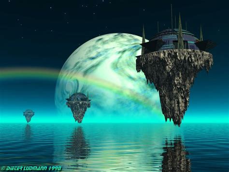 Paysage Fantasy Hd Bing Images Fantasy Landscape Science Fiction
