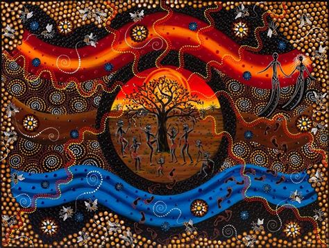 The Australian Aboriginal Culture A Dreamtime Blessing Gambaran